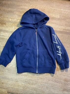 Tommy Hilfiger Full-Zip Hoodie Size 4T Blue